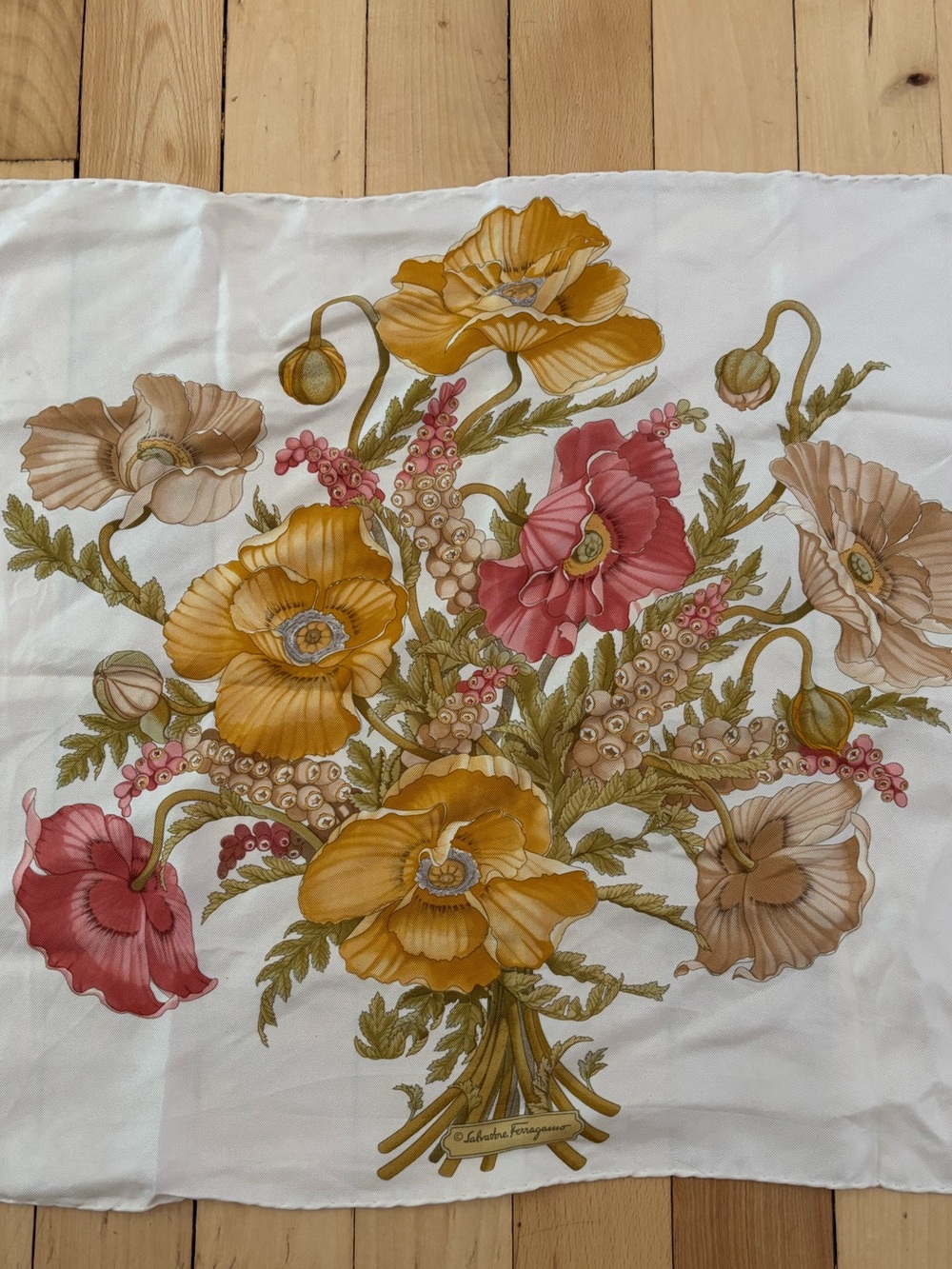 Salvatore Ferragamo Silk Scarf
